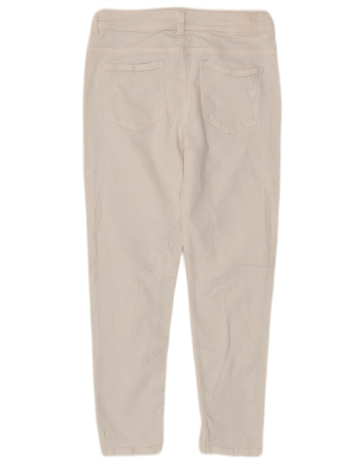 Zara Womens Crop Skinny Jeans EU 40 Medium W30 L26 White