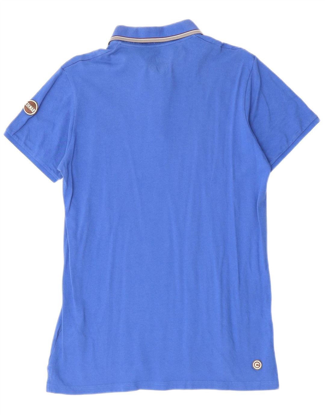COLMAR Mens Polo Shirt Medium Blue Cotton