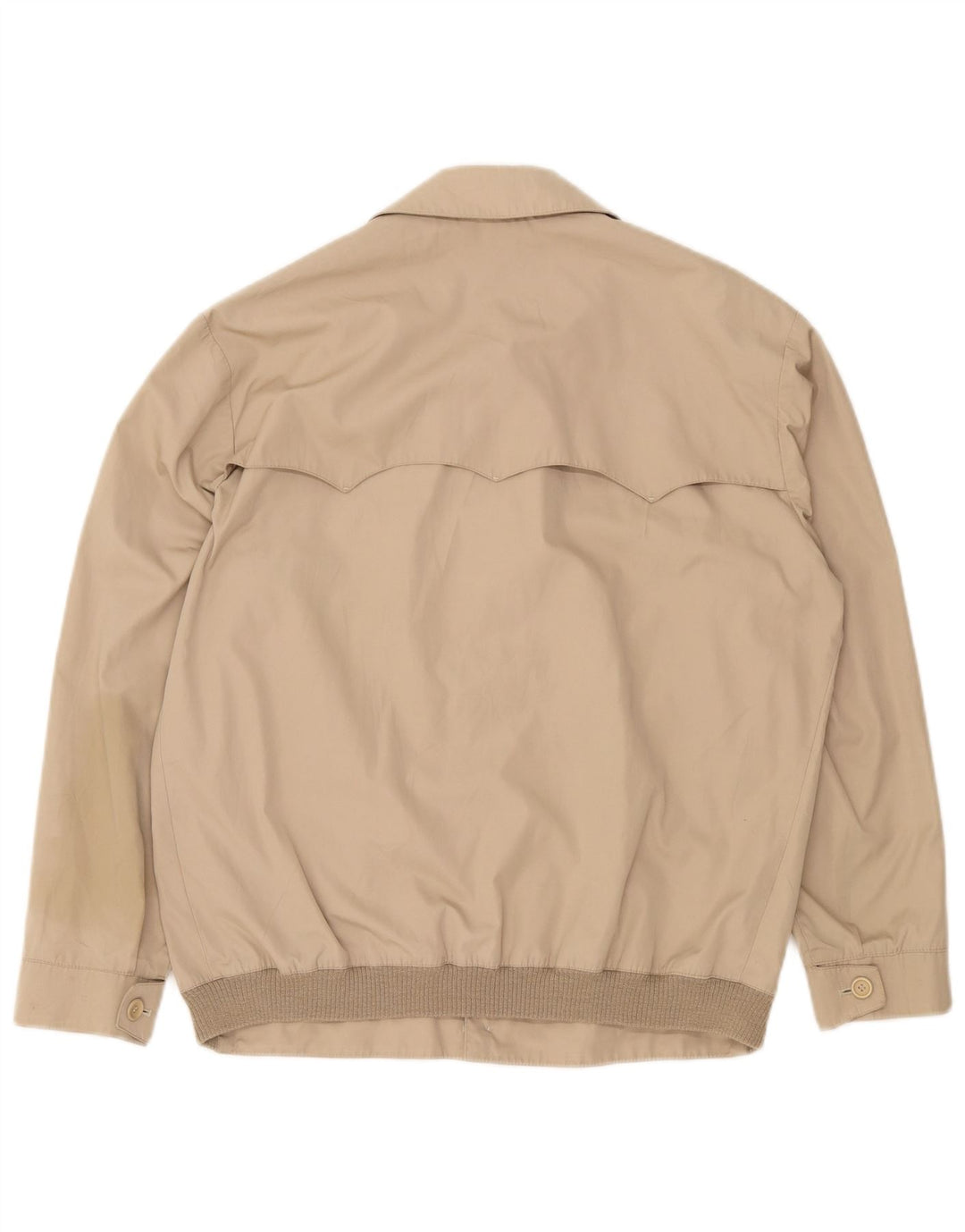 MC Gregor Mens Bomber Jacket UK 42 XL Beige Cotton