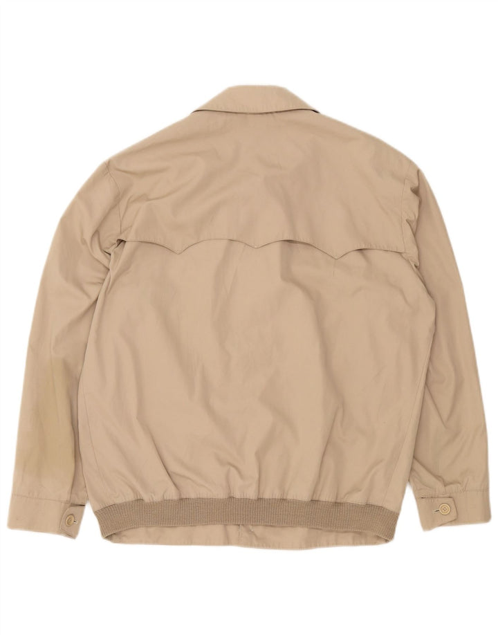 MC Gregor Mens Bomber Jacket UK 42 XL Beige Cotton