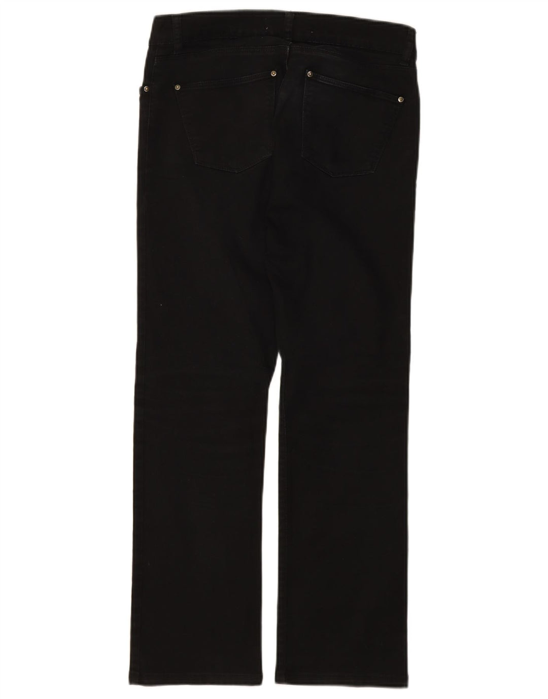 ZARA Womens Straight Jeans EU 38 Small W28 L28 Black Cotton