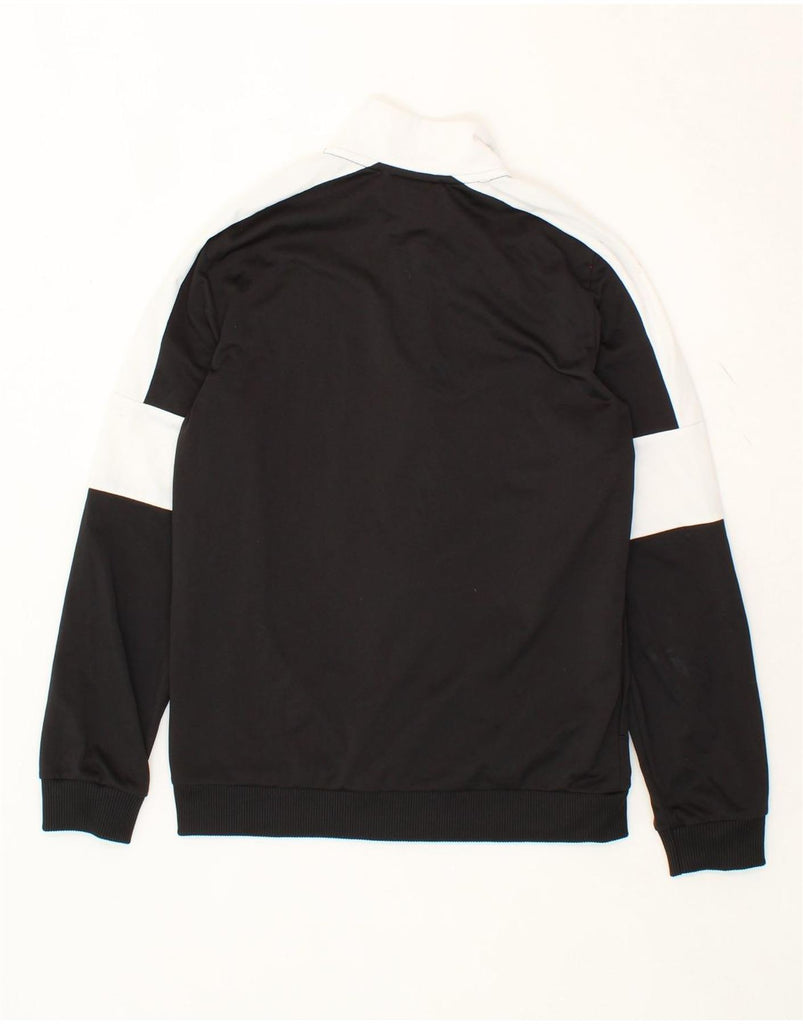 PUMA Boys Graphic Tracksuit Top Jacket 13-14 Years XL Black Colourblock Vintage Puma and Second-Hand Puma from Messina Hembry 