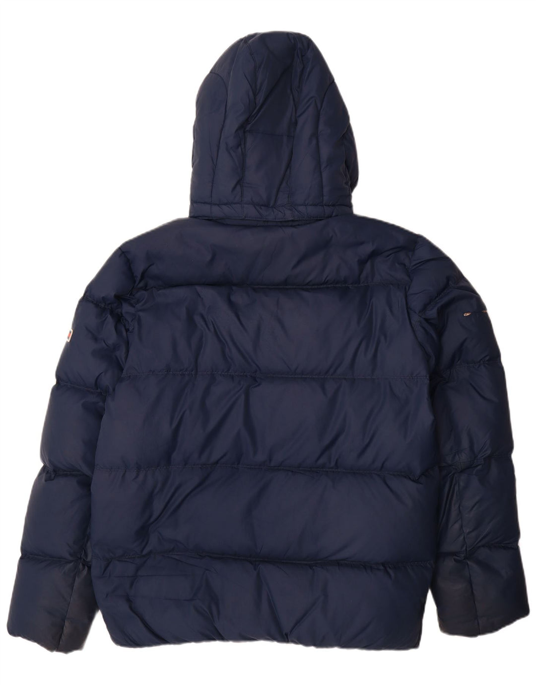 Tommy Hilfiger Mens Hooded Padded Jacket UK 42 XL Navy Blue Polyester