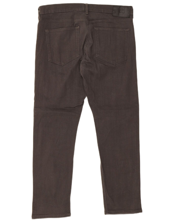 Marks & Spencer Mens Slim Jeans W36 L29 Grey Cotton