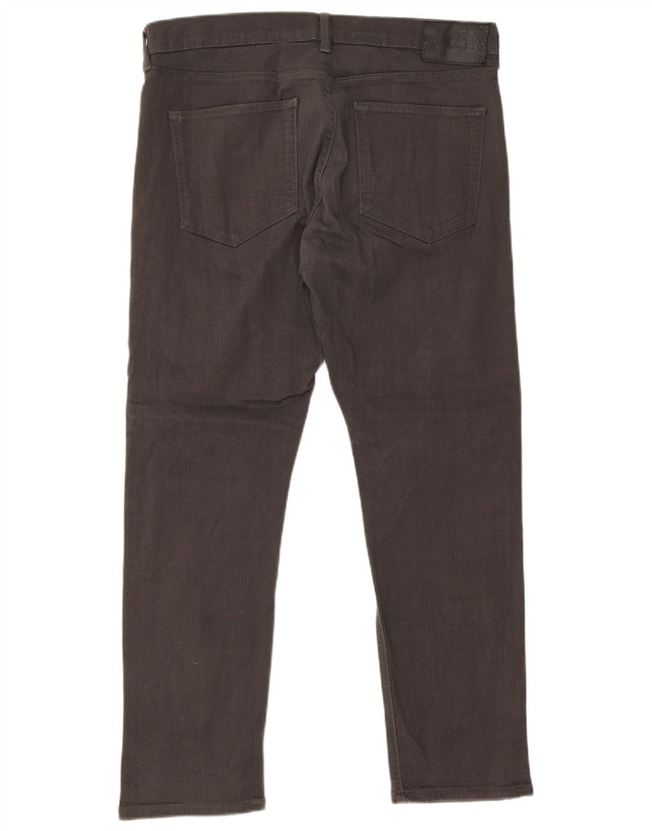 Marks & Spencer Mens Slim Jeans W36 L29 Grey Cotton