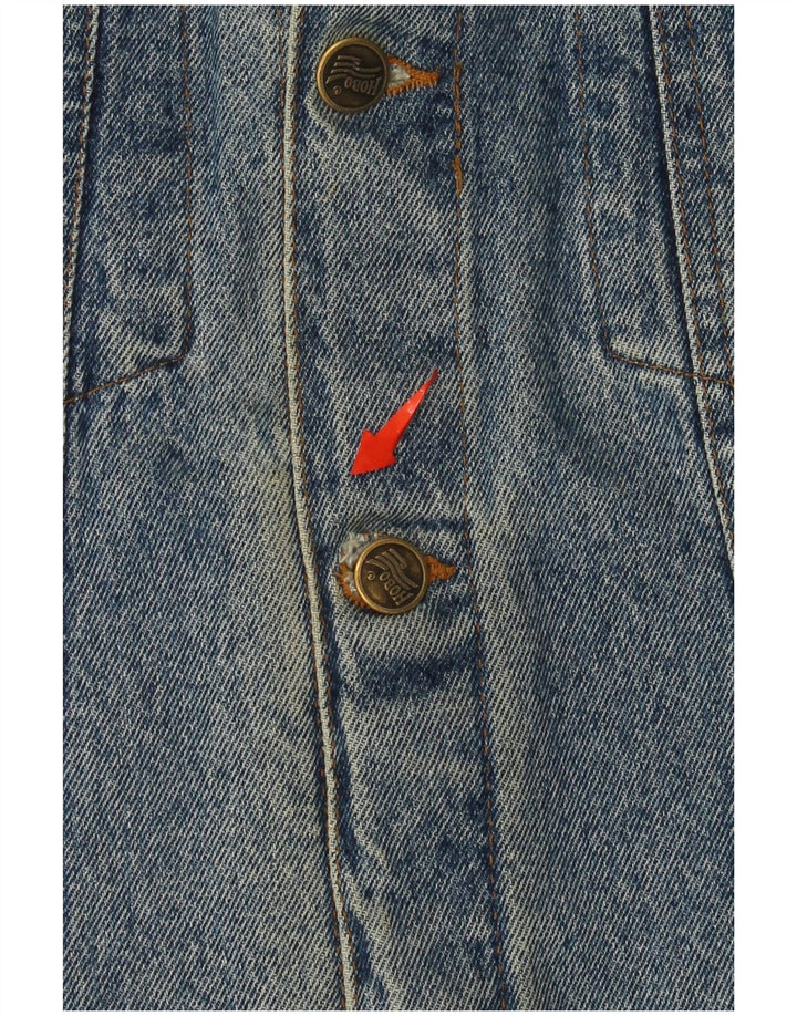 Vintage Mens Denim Jacket UK 40 Large Blue