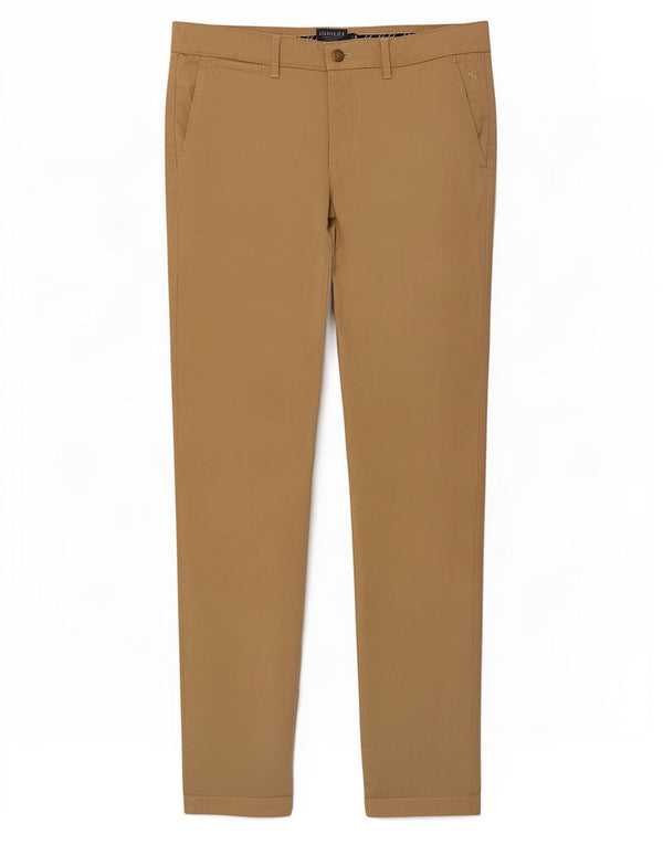 Joules Mens Slim Chino Trousers W32 L34 Beige Cotton