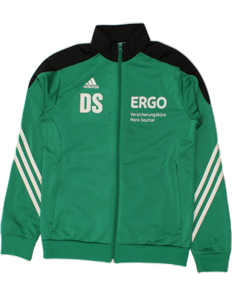 ADIDAS Boys Graphic Tracksuit Top Jacket 11-12 Years Large  Green | Vintage Adidas | Thrift | Second-Hand Adidas | Used Clothing | Messina Hembry 