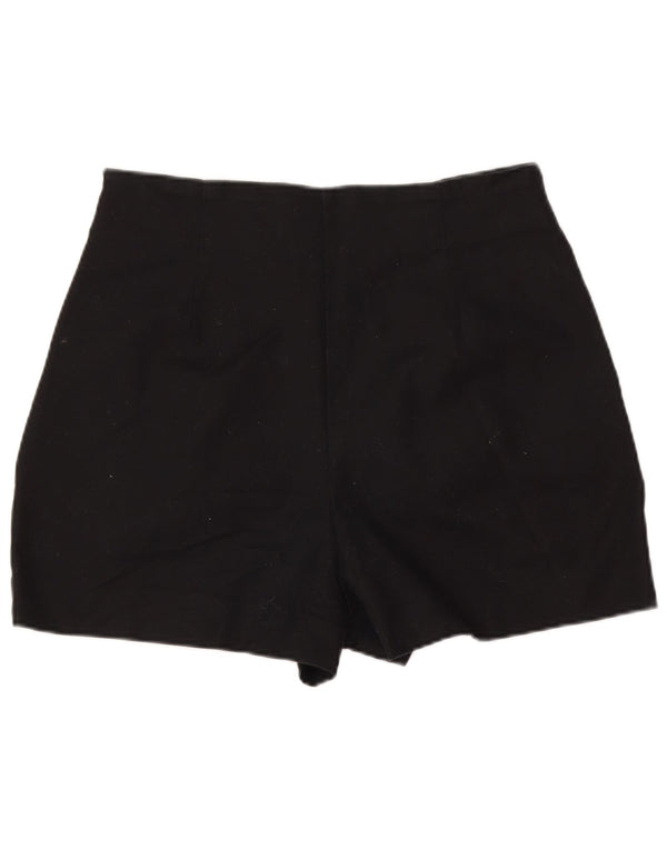 Zara Womens High Waist Hot Pants Medium W28 Black
