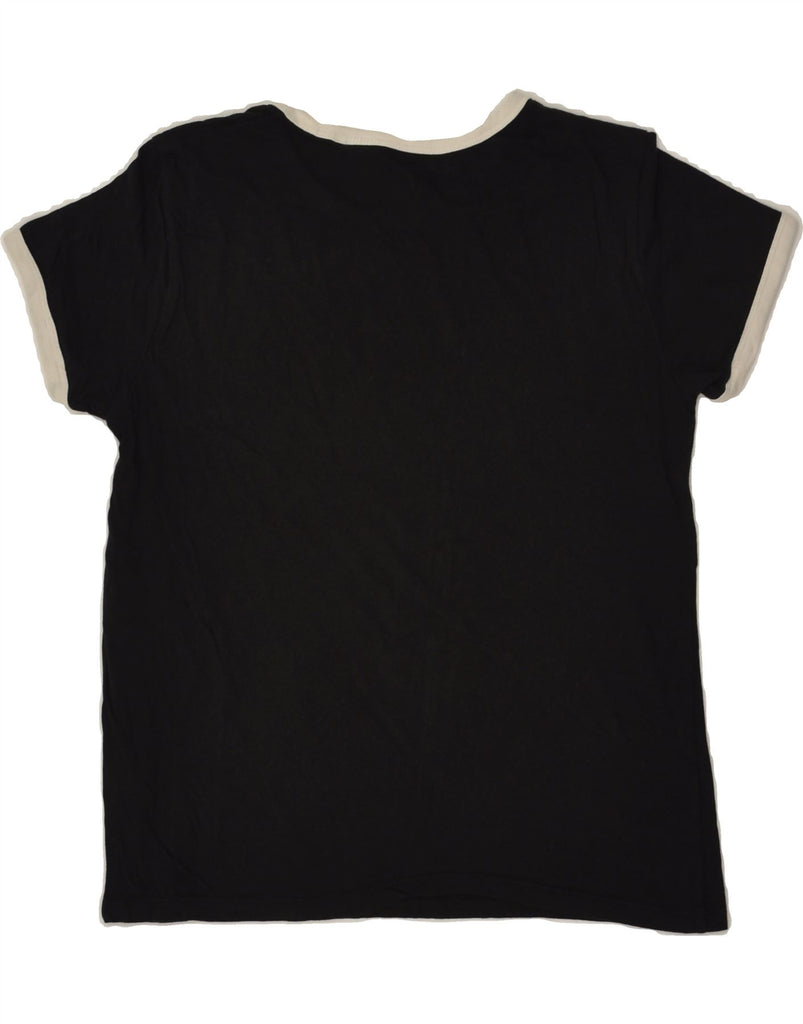 LEVI'S Womens T-Shirt Top UK 14 Medium Black | Vintage Levi's | Thrift | Second-Hand Levi's | Used Clothing | Messina Hembry 