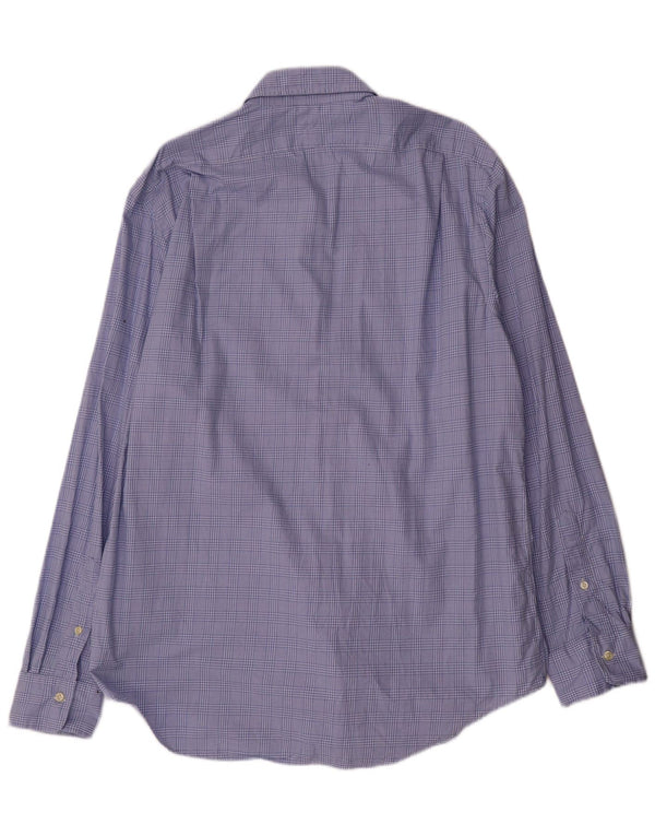 Polo Ralph Lauren Mens Classic Fit Shirt XL Blue Check Cotton