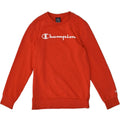 CHAMPION Girls Graphic Sweatshirt Jumper 13-14 Years XL Red Cotton | Vintage Champion | Thrift | Second-Hand Champion | Used Clothing | Messina Hembry 