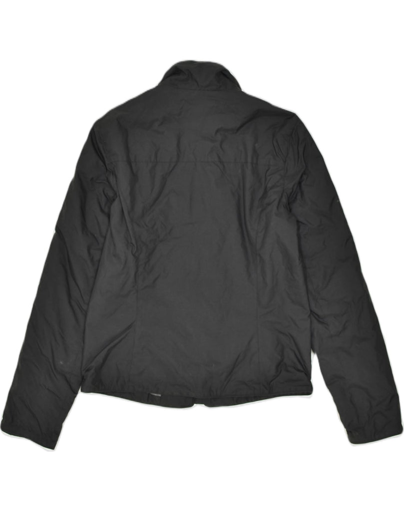 NORTH SAILS Womens Bomber Jacket UK 12 Medium Black Polyamide | Vintage North Sails | Thrift | Second-Hand North Sails | Used Clothing | Messina Hembry 