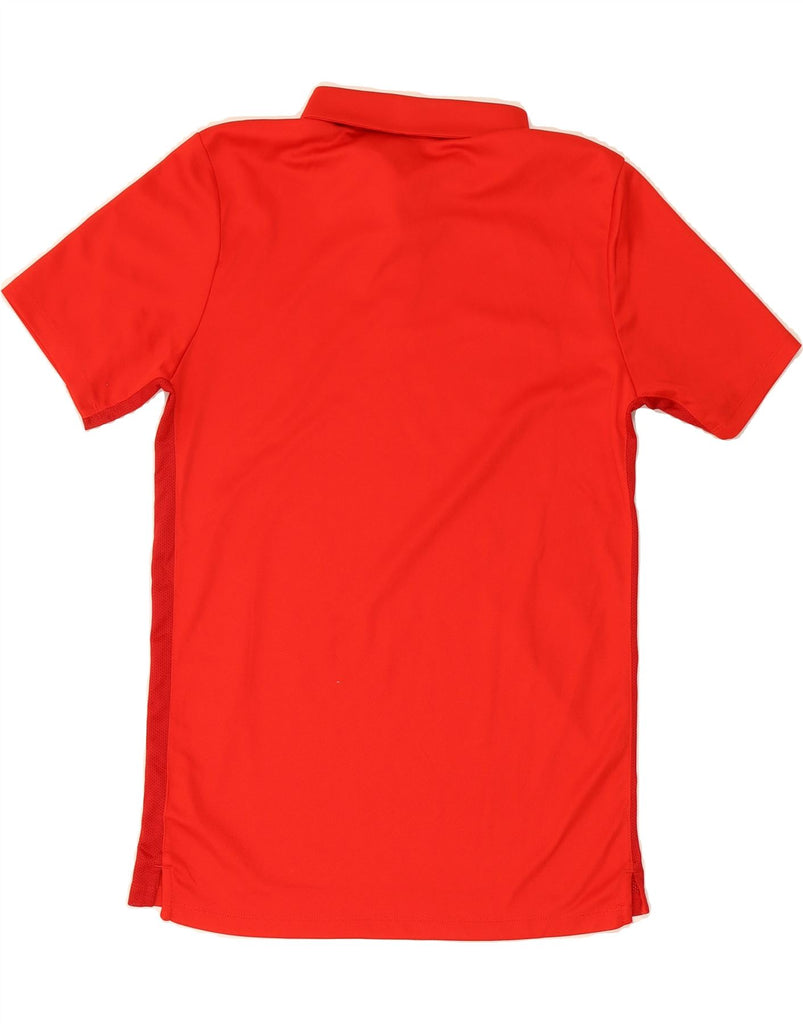 NIKE Mens Dri Fit Graphic Polo Shirt Medium Red Polyester Vintage Nike and Second-Hand Nike from Messina Hembry 