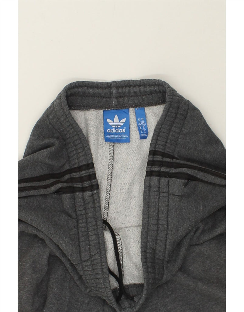 ADIDAS Mens Tracksuit Trousers XL Grey Cotton | Vintage Adidas | Thrift | Second-Hand Adidas | Used Clothing | Messina Hembry 