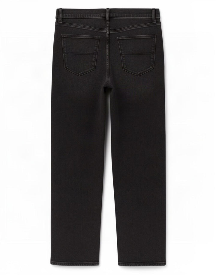 Marks & Spencer Mens Straight Jeans W32 L29 Black Cotton