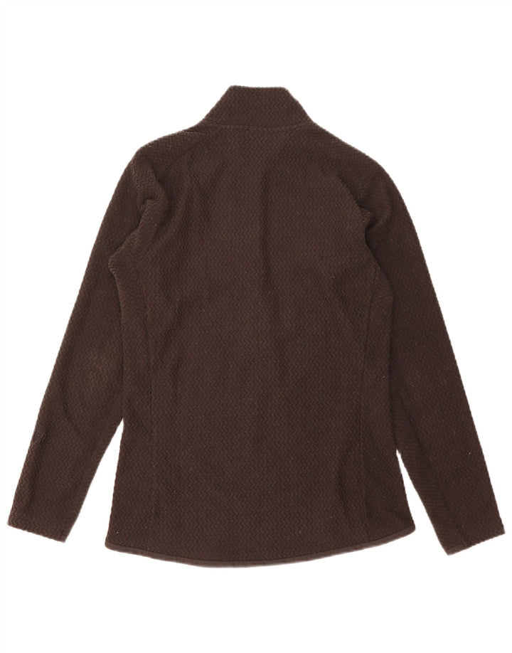 Patagonia Mens Zip Neck Pullover Tracksuit Top Small Brown Polyester