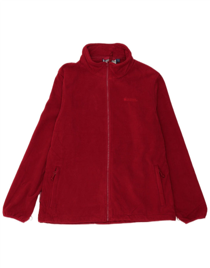Mountain Warehouse Womens Liner Fleece Jacket UK 18 XL Burgundy Polyester