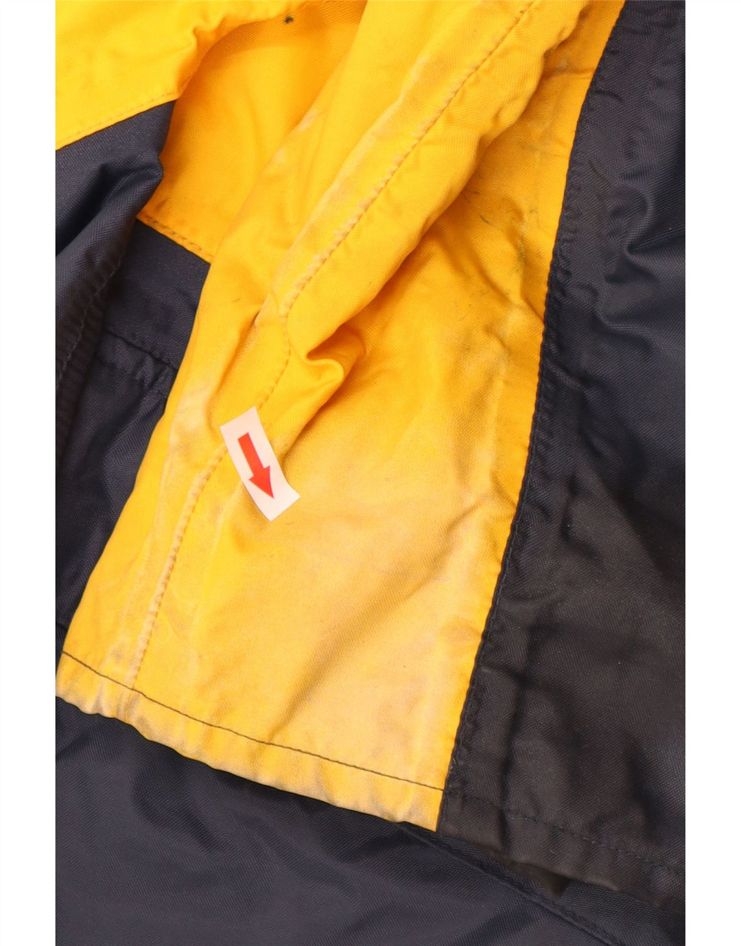 Musto Mens Ski Jacket UK 40 Large Yellow Colourblock Nylon