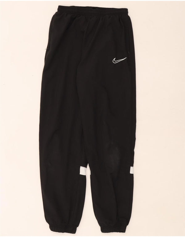 Nike Boys Dri Fit Tracksuit Trousers Joggers 13-14 Years XL Black Polyester