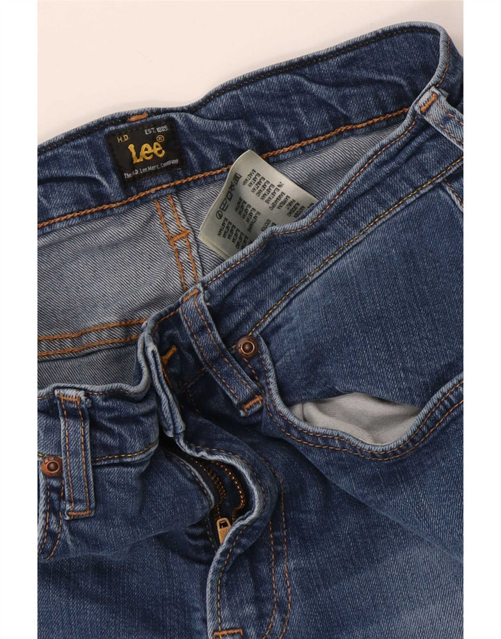 Lee Womens Luke Slim Jeans W29 L28 Blue Cotton