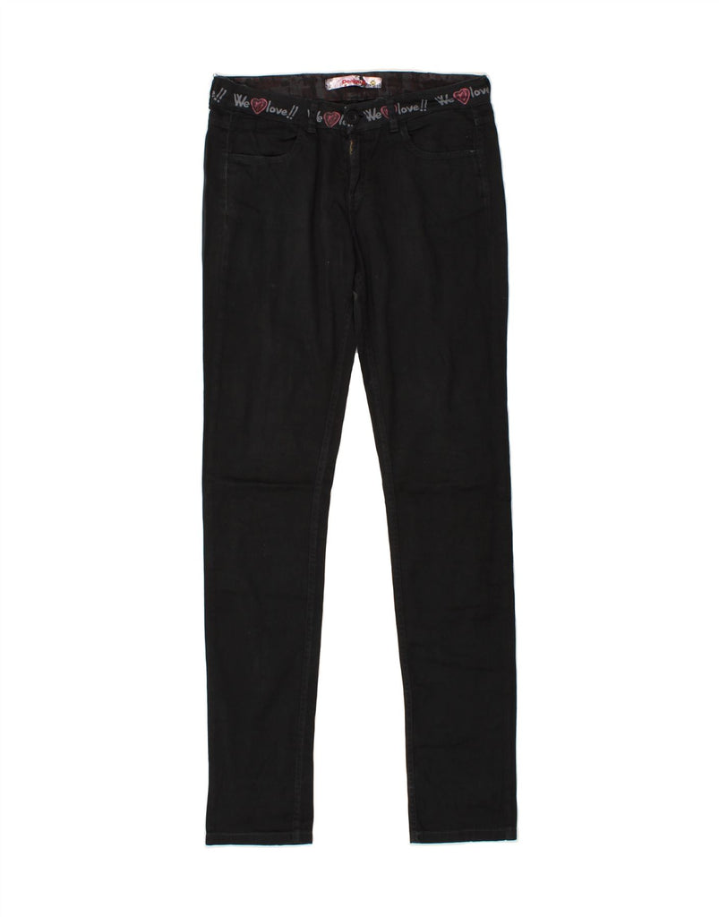 DESIGUAL Womens Skinny Jeans W28 L32  Black Cotton Vintage Desigual and Second-Hand Desigual from Messina Hembry 