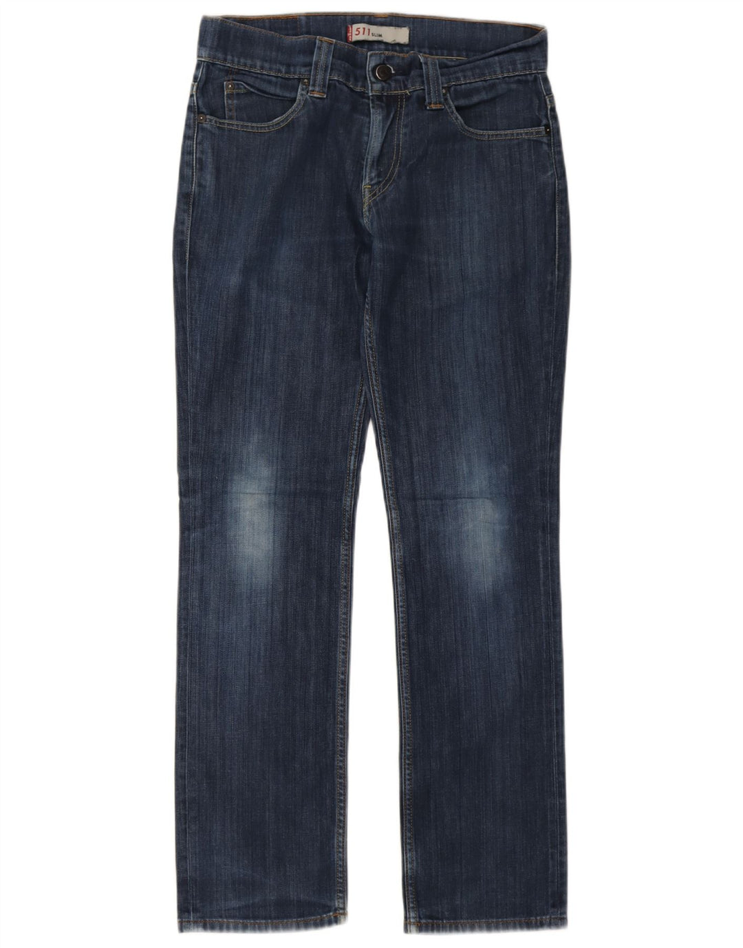 Levi's Mens 511 Slim Jeans W32 L32 Blue Cotton