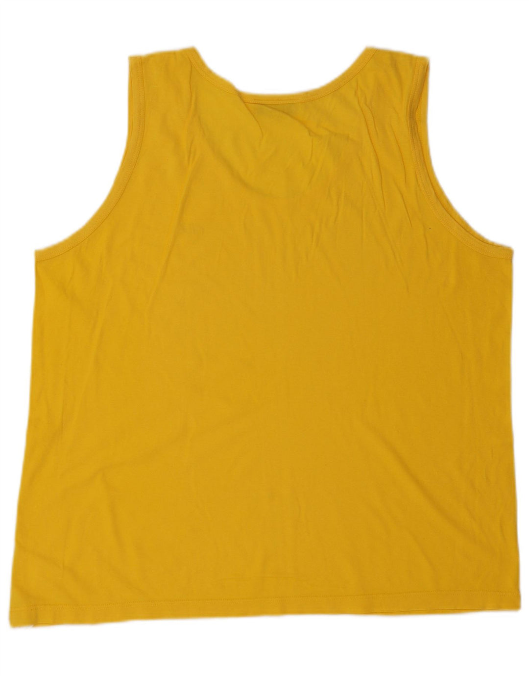 Fila Mens Vest Top Large Yellow Cotton