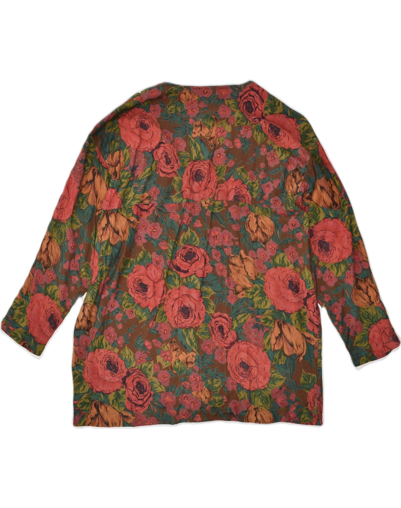 VINTAGE Womens Shirt UK 18 XL Multicoloured Floral | Vintage Vintage | Thrift | Second-Hand Vintage | Used Clothing | Messina Hembry 