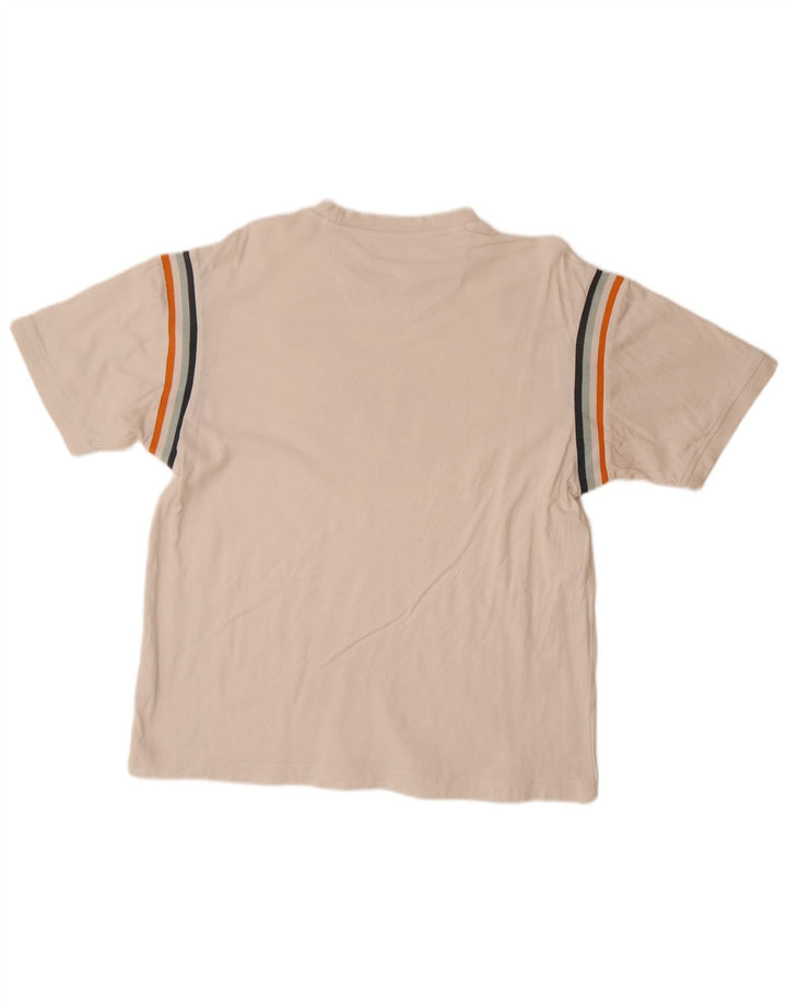 FILA Mens Graphic T-Shirt Top Large White Cotton