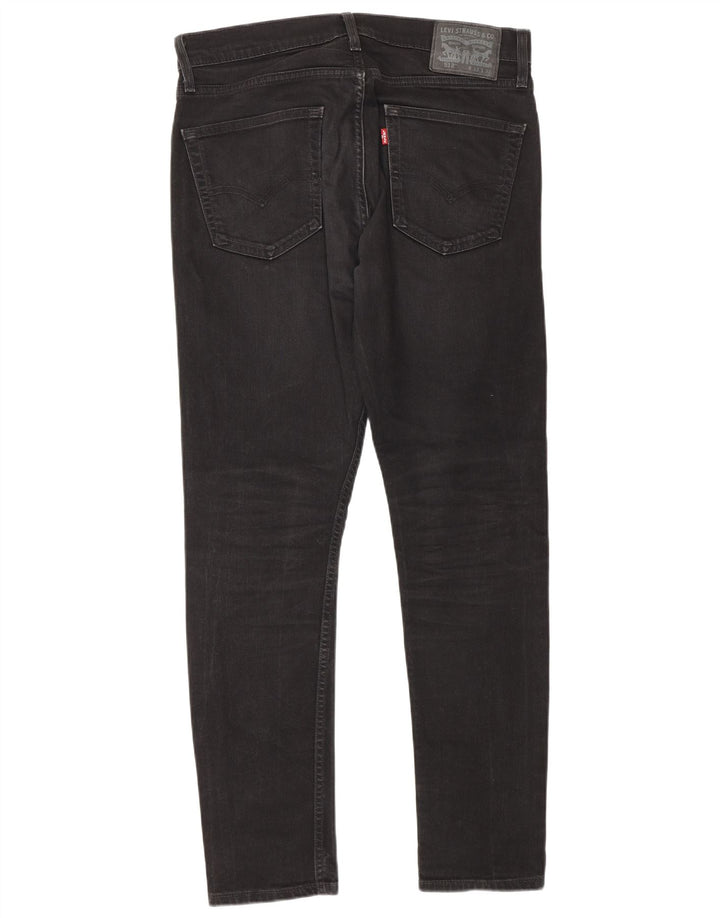 Levi's Mens 512 Slim Tapered Jeans W33 L32 Grey Cotton