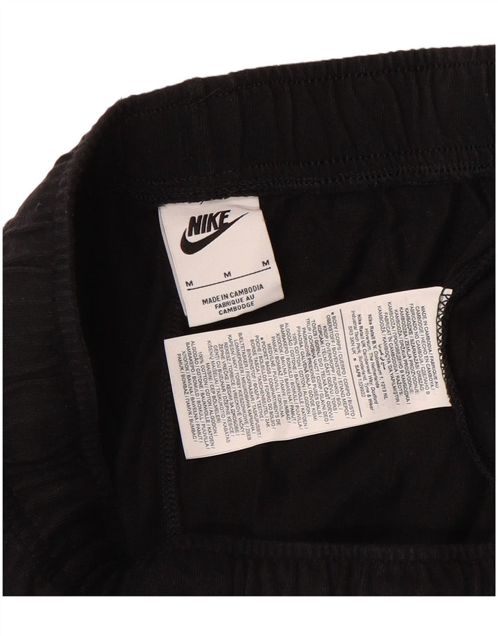 NIKE Mens Tracksuit Trousers Joggers Medium  Black Cotton