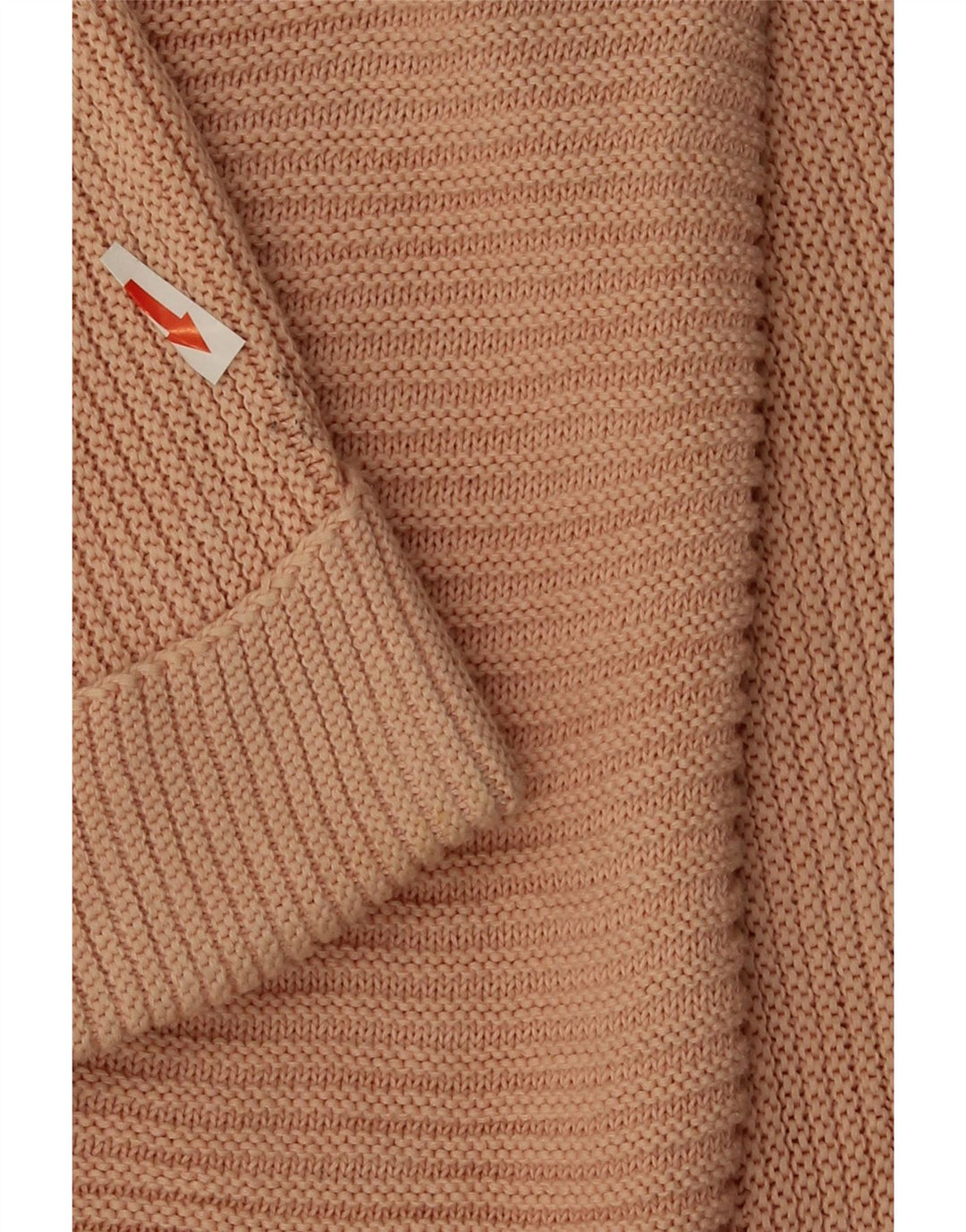 Massimo Dutti Womens V-Neck Jumper Sweater UK 16 Large Pink
