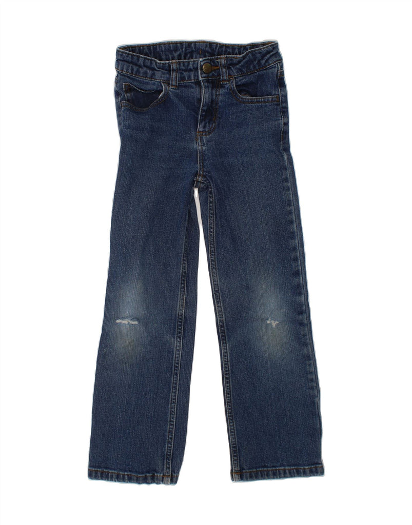 CARHARTT Girls Distressed Straight Jeans 5-6 Years W20 L19 Blue Cotton Vintage Carhartt and Second-Hand Carhartt from Messina Hembry 