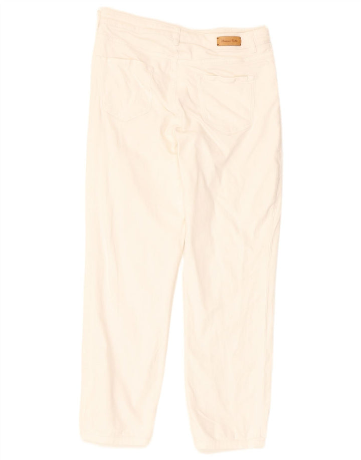 MASSIMO DUTTI Womens Straight Jeans EU 38 Small W28 L26 White