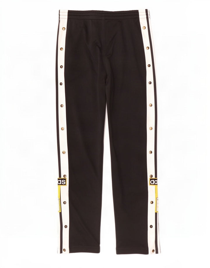 Adidas Mens Graphic Tracksuit Trousers Medium Black Colourblock Polyester