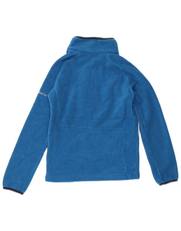Columbia Boys Fleece Jacket 10-11 Years Medium  Blue Colourblock Polyester
