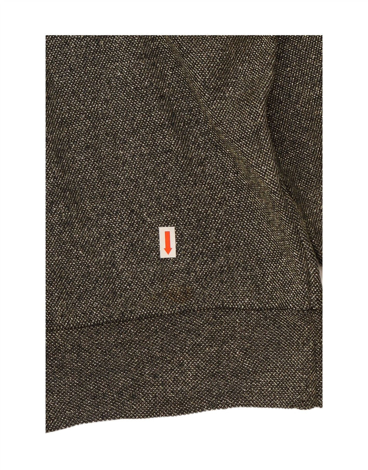 VINTAGE Womens Oversized Graphic Sweatshirt Jumper UK 10 Small Grey