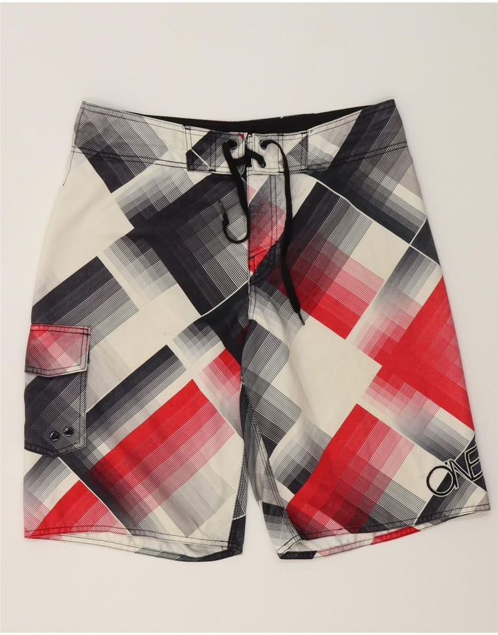 O'NEILL Mens Swimming Shorts Medium  Multicoloured Geometric Polyester