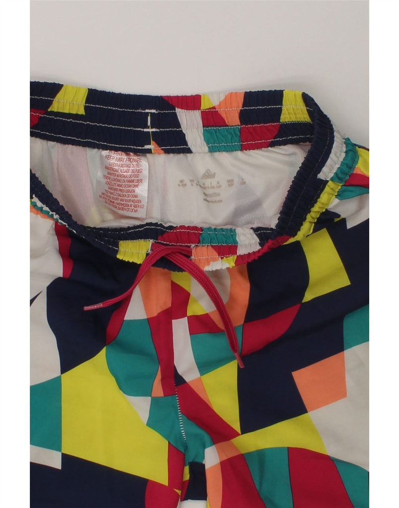 ADIDAS Girls Abstract Pattern Sport Shorts 9-10 Years Multicoloured | Vintage Adidas | Thrift | Second-Hand Adidas | Used Clothing | Messina Hembry 