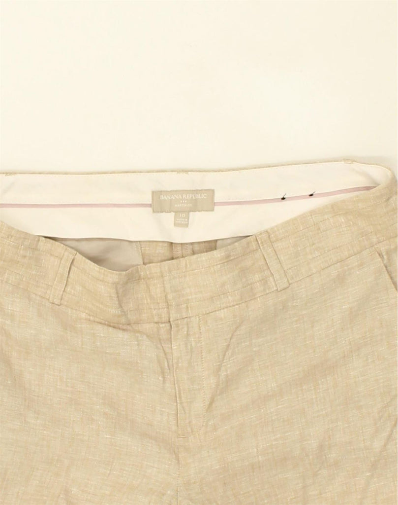 BANANA REPUBLIC Womens Straight Suit Trousers US 10 Large W32 L33  Beige | Vintage Banana Republic | Thrift | Second-Hand Banana Republic | Used Clothing | Messina Hembry 