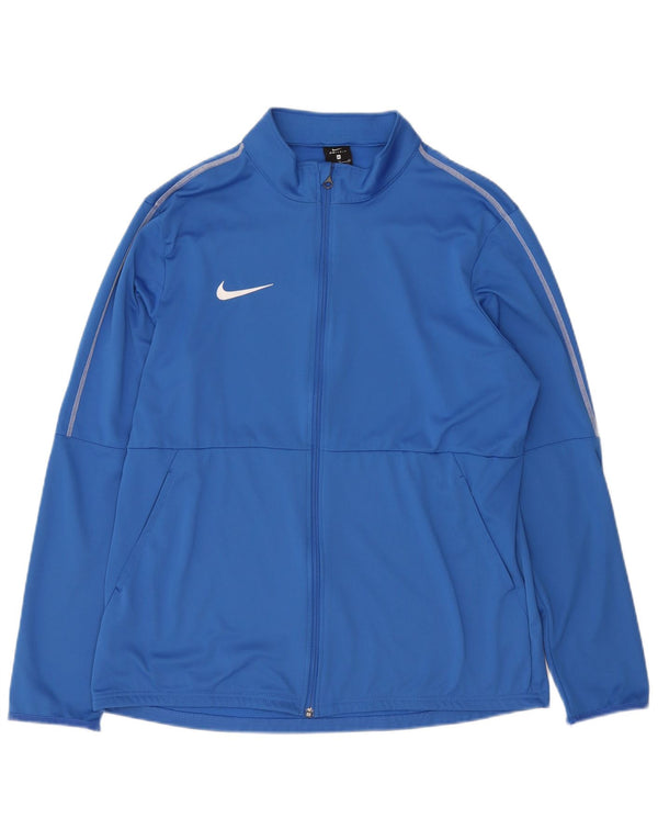Nike Mens Dri Fit Tracksuit Top Jacket XL Blue Polyester