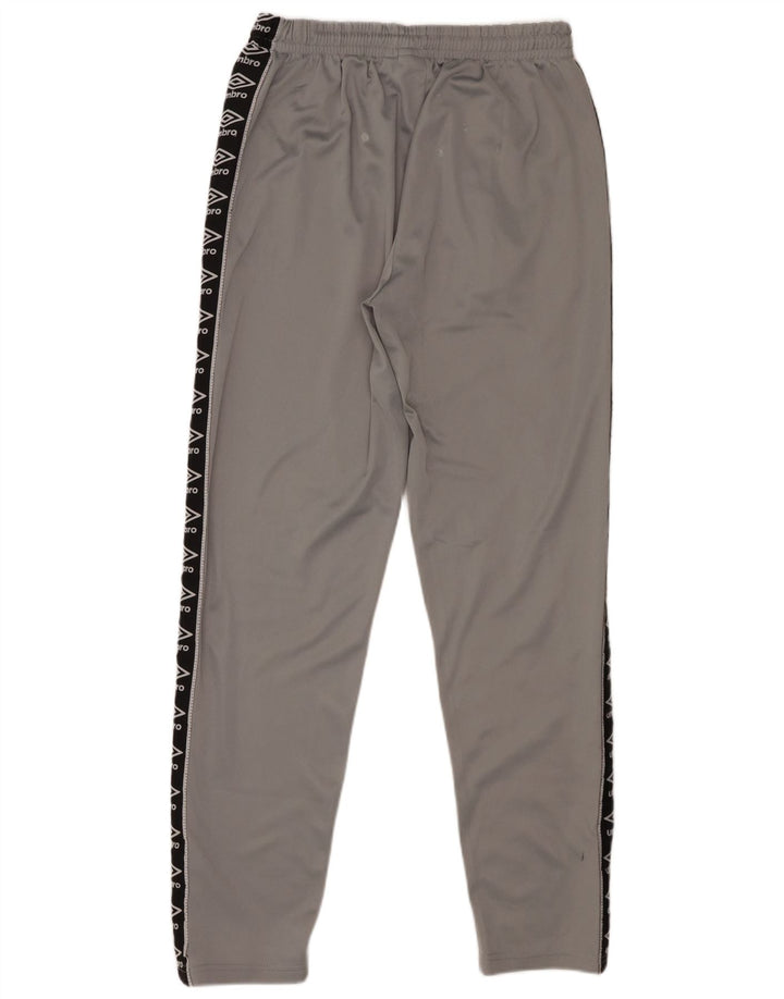 Umbro Mens Graphic Tracksuit Trousers Large  Grey Colourblock Polyester