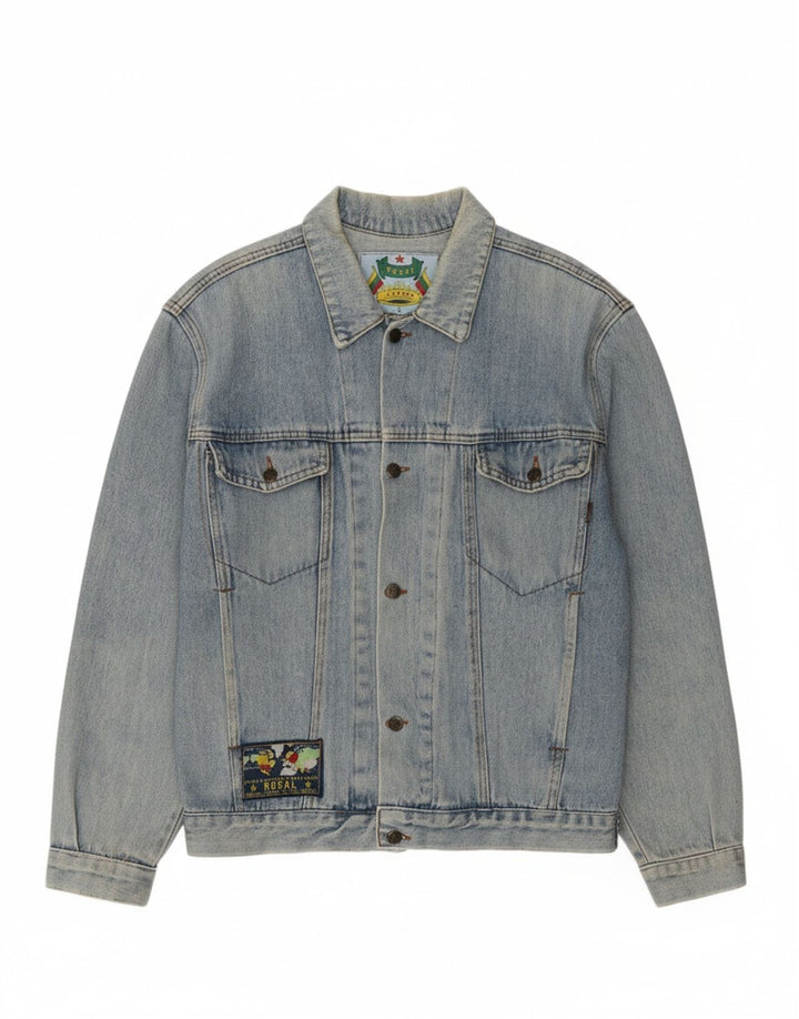 ROSAL Mens Denim Jacket UK 40 Large Blue Vintage Rosal and Second-Hand Rosal from Messina Hembry 