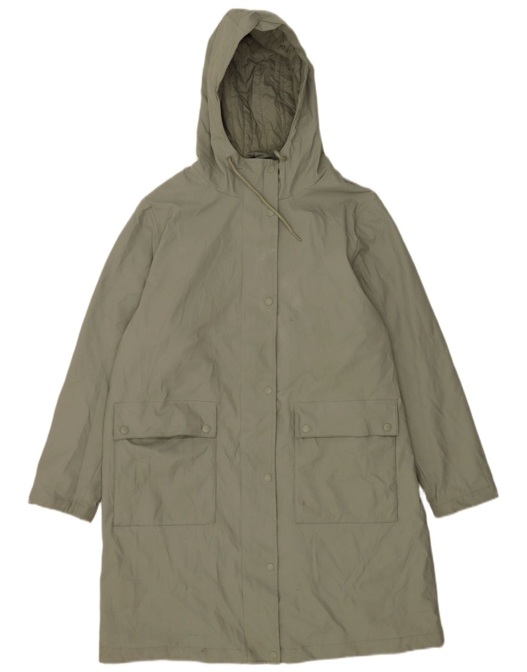 Marks & Spencer Womens Hooded Oversized Raincoat UK 18 XL Green