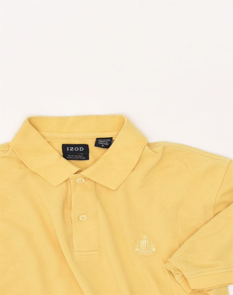 IZOD Mens Polo Shirt Small Yellow Cotton | Vintage Izod | Thrift | Second-Hand Izod | Used Clothing | Messina Hembry 