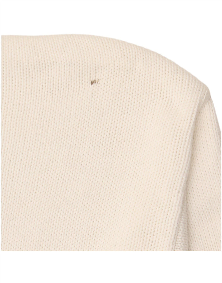 NORTH SAILS Mens Crew Neck Jumper Sweater 2XL White Cotton