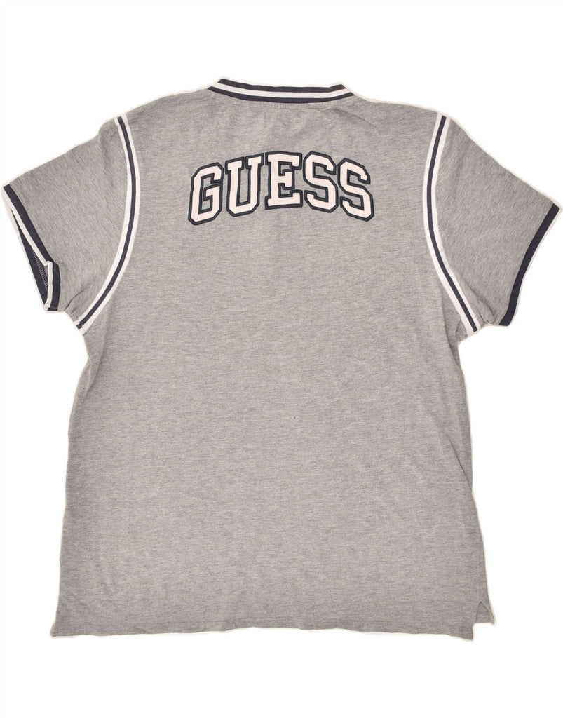 GUESS Mens Graphic T-Shirt Top XL Grey Cotton | Vintage Guess | Thrift | Second-Hand Guess | Used Clothing | Messina Hembry 