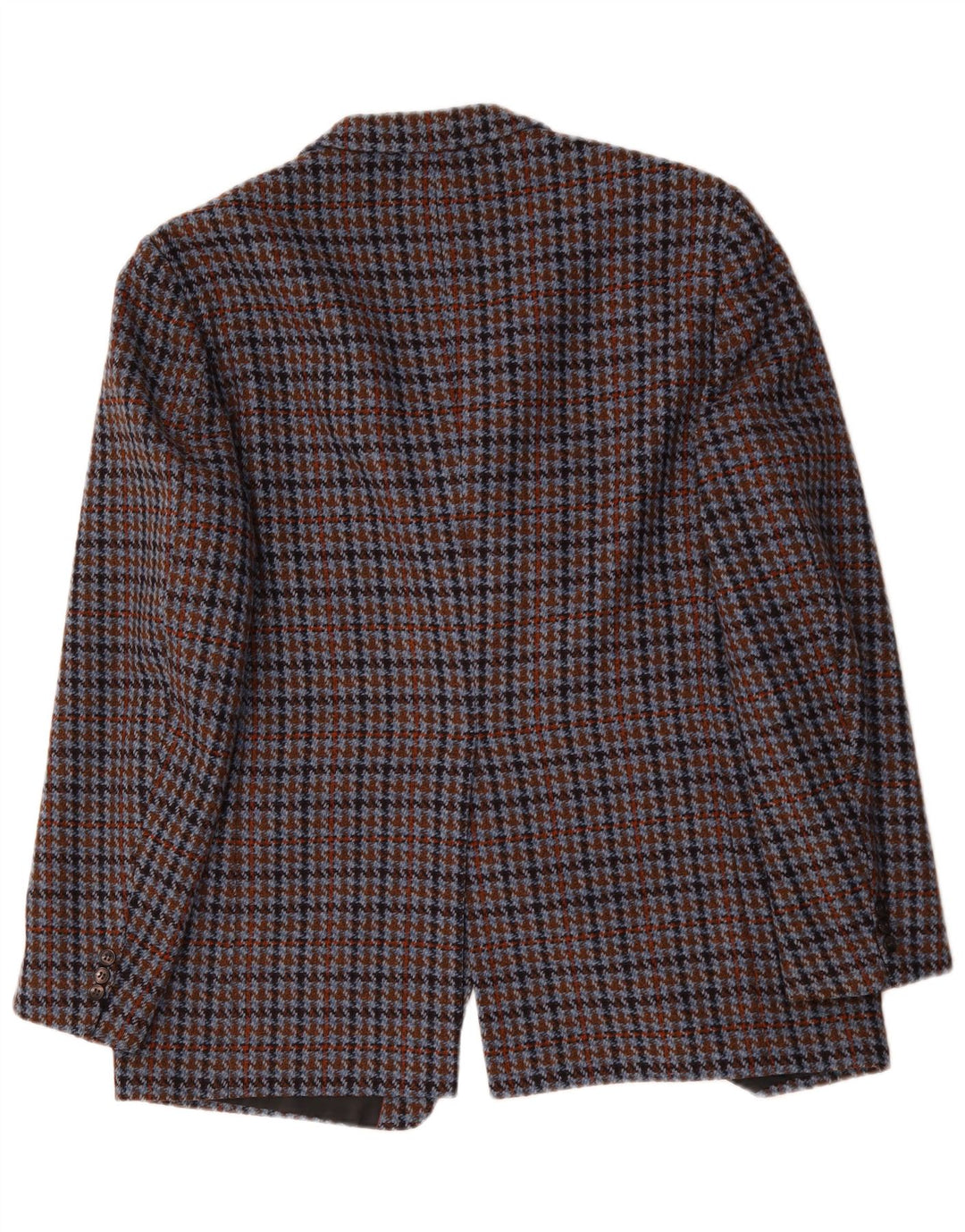 Breilling Mens 3 Button Blazer Jacket UK 40 Large Multicoloured Houndstooth
