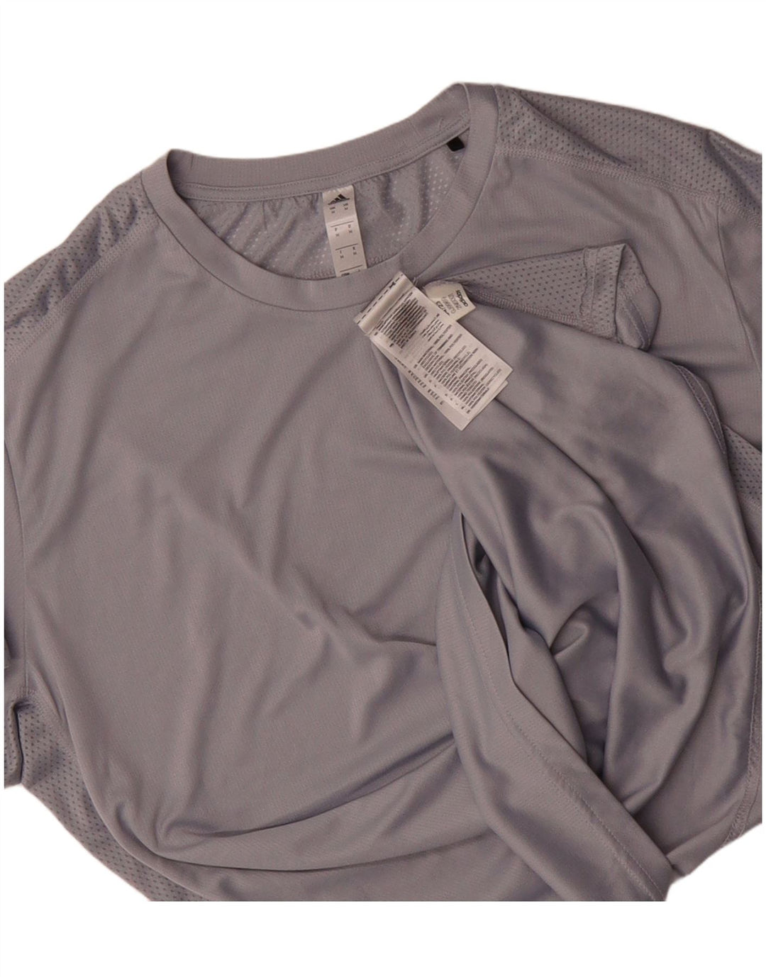 ADIDAS Mens Aeroready T-Shirt Top Medium Grey Polyester